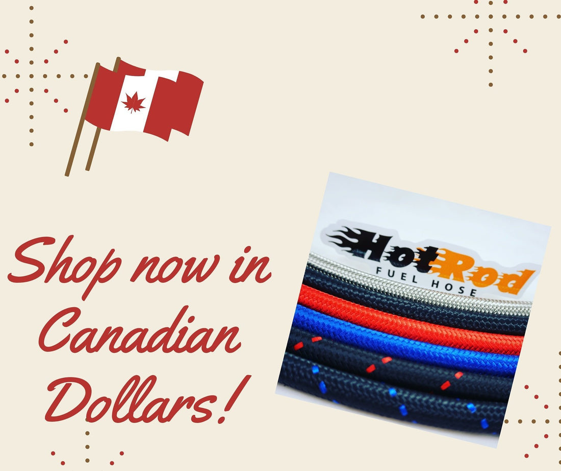 Ordering AN PTFE hose and AN fittings in Canada | Hot Rod fuel hose by One Guy Garage