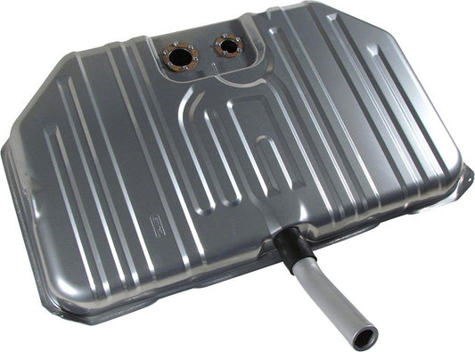 1971-1972 Buick Skylark and GS Notched Corner Gas Tank - For Fuel Injection by Tanks Inc - Hot Rod fuel hose by One Guy Garage