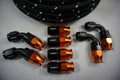 AN-8 Nylon Braided & 8 Fittings Bundle Deal - Choose your color