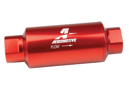 Aeromotive inline fuel filter with ORB ports - Choose filtration level - Hot Rod fuel hose by One Guy Garage
