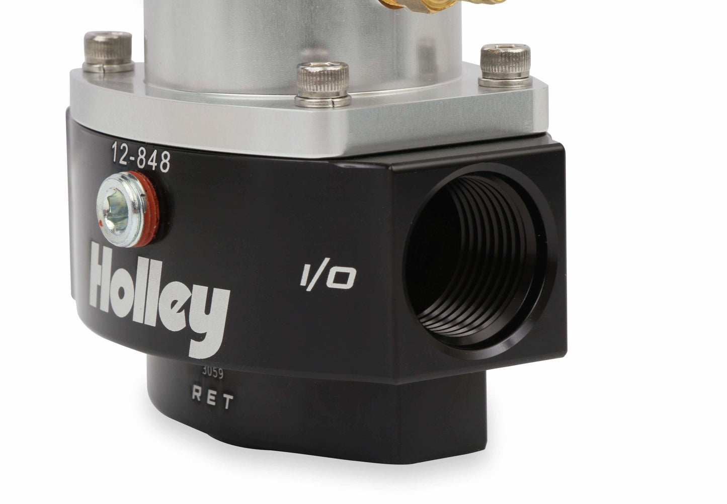 Holley Performance Fuel Pressure Regulator 12-848 - Hot Rod fuel hose by One Guy Garage