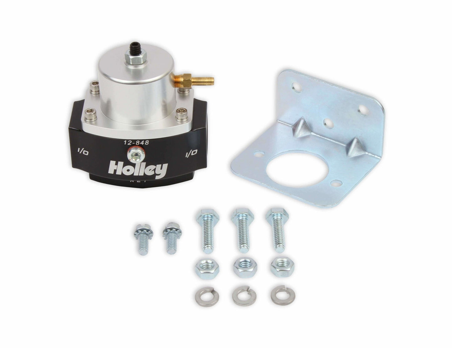 Holley Performance Fuel Pressure Regulator 12-848 - Hot Rod fuel hose by One Guy Garage